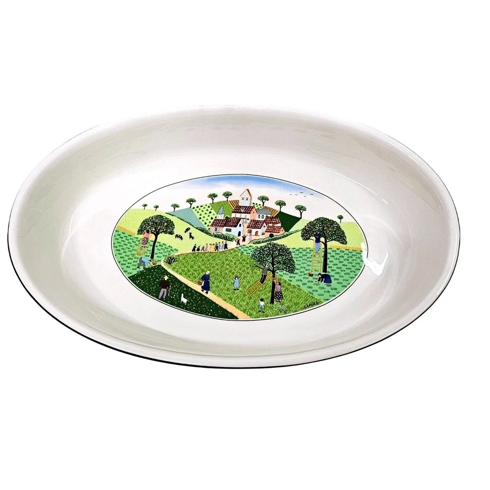 Villeroy & Boch Design Naif Vilbofour Oval Baker Roaster 12.75